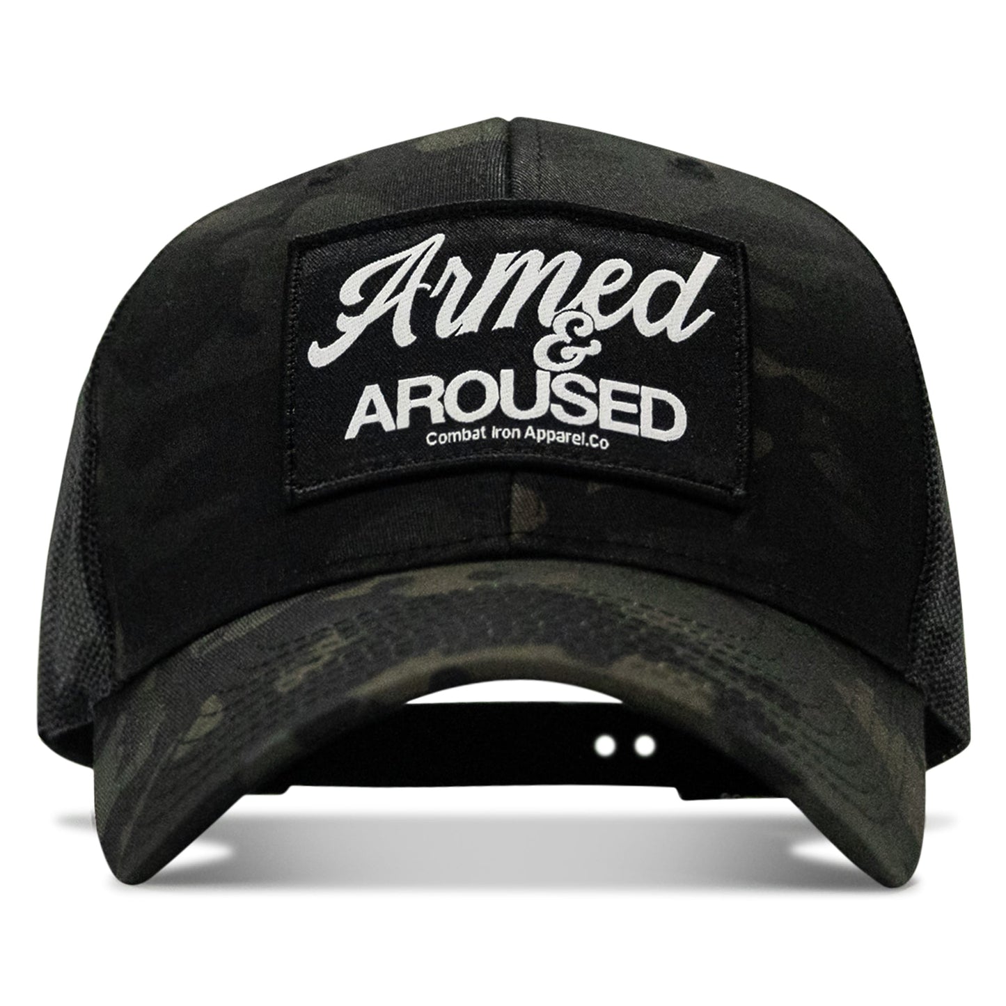 Armed & Aroused Patch Snapback Hat