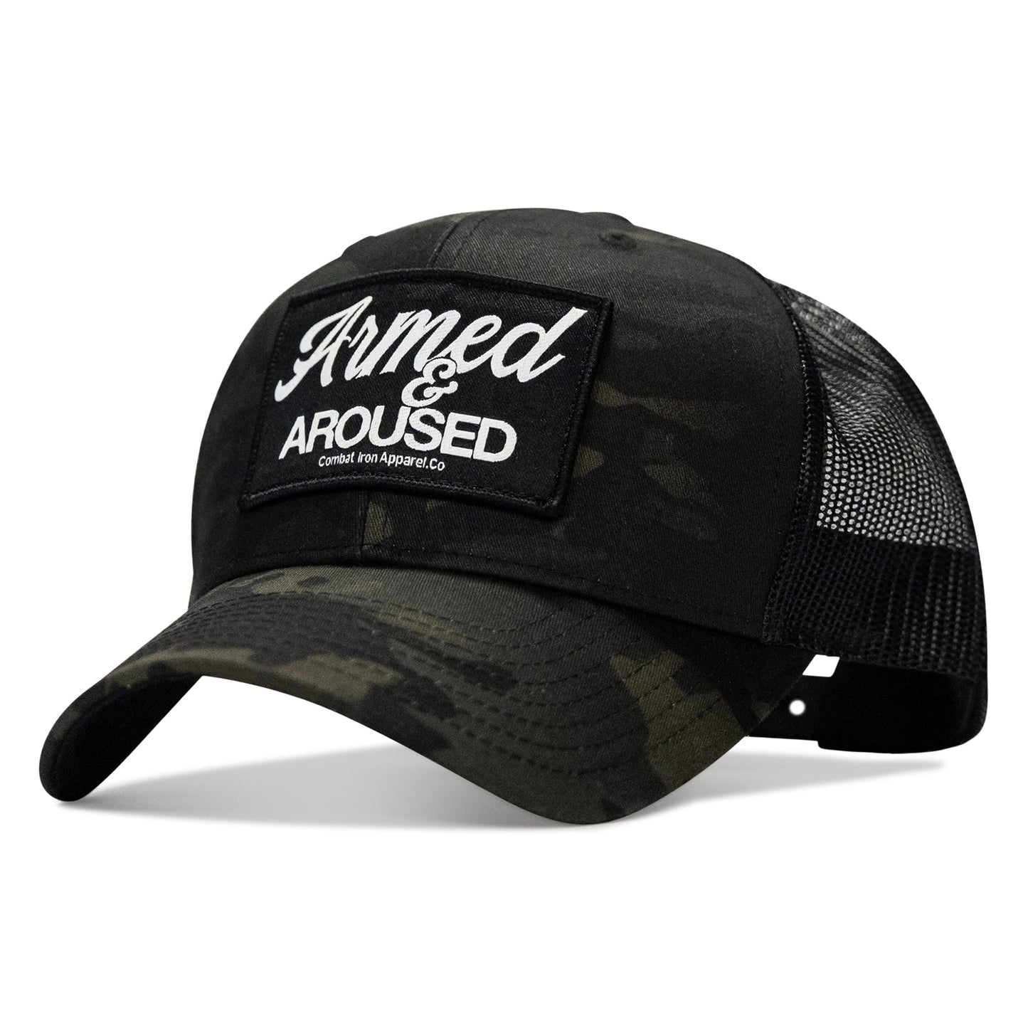 Armed & Aroused Patch Snapback Hat