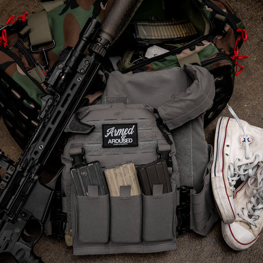 Armed & Aroused Velcro Patch