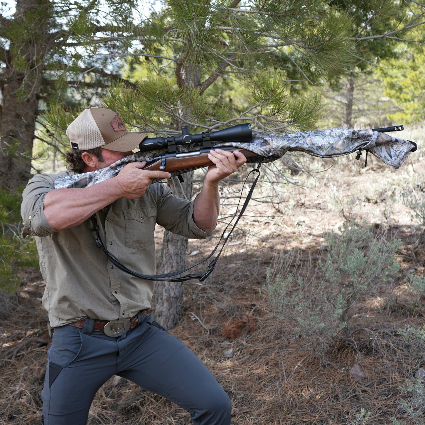 Alpine Gun Slicker V2 – Advanced Neoprene Rifle Cover for All-Weather Protection