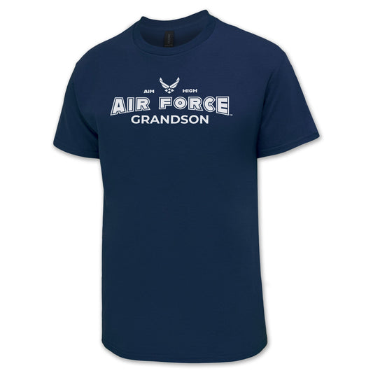 Air Force Grandson T-Shirt (Navy)