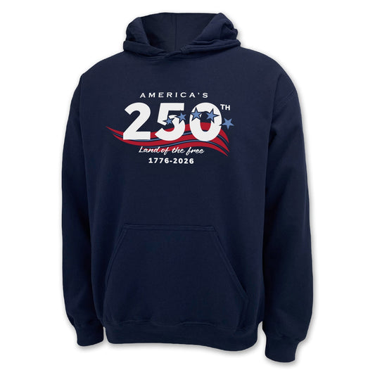 America's 250th Stars Land of The Free Hood (Navy)