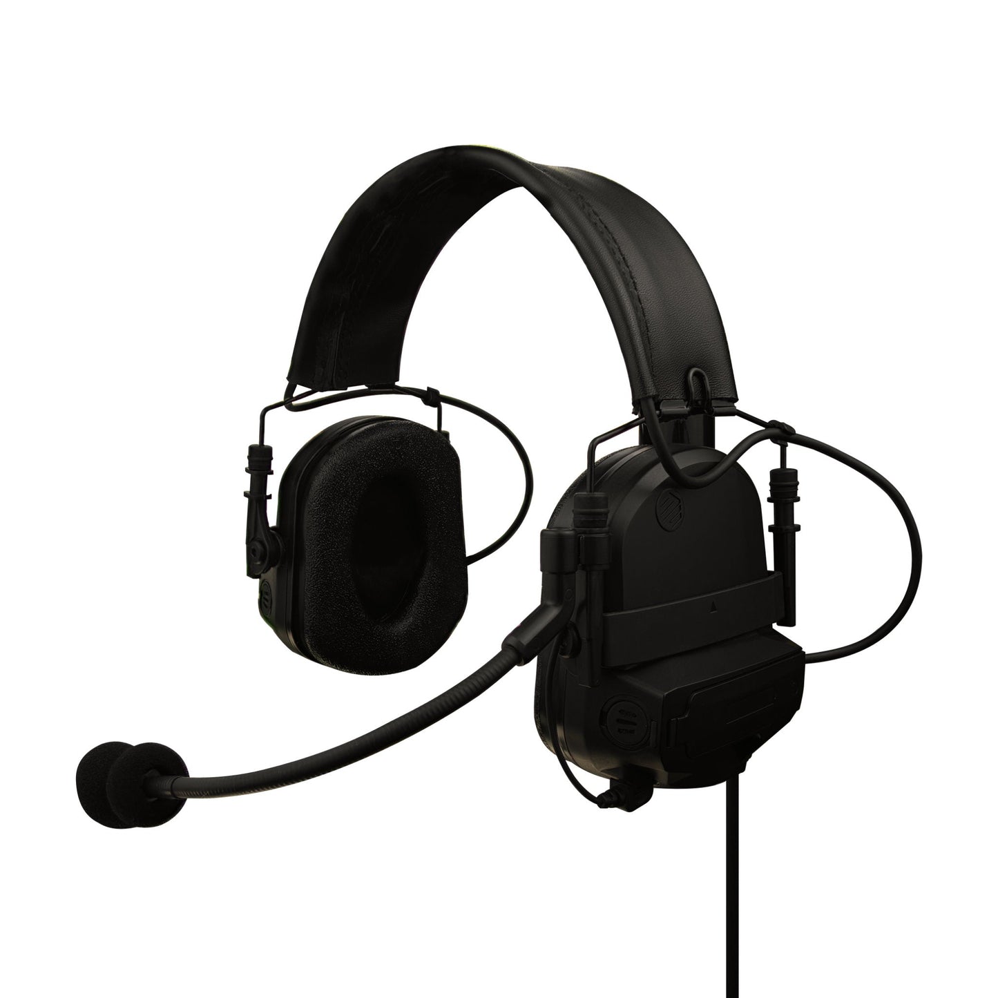 PolTact V2 Tactical Comms Helmet Headset w/ Active Hearing Protection - Motorola: XTS Series, HT/JT1000, MT/MTS2000, MTX838/900/8000/9000, PR1500 & More