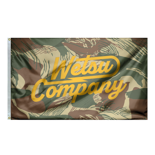 WETSU Strikes Double-Sided Flag