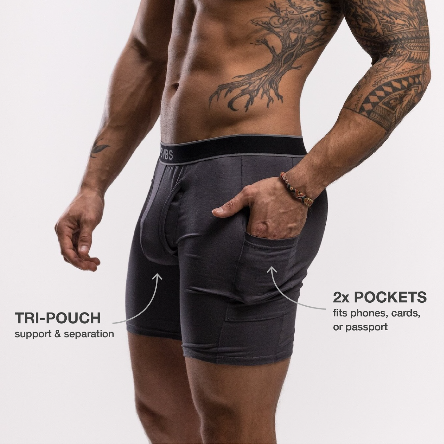 SVBPIMA TRI-POUCH™ BOXERS - PIMA COTTON