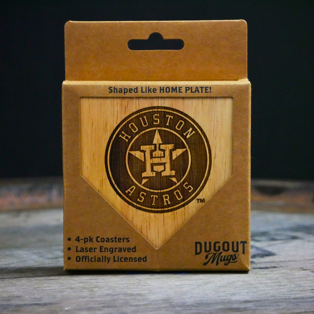 Houston Astros Dugout Mug® | Wood Coaster