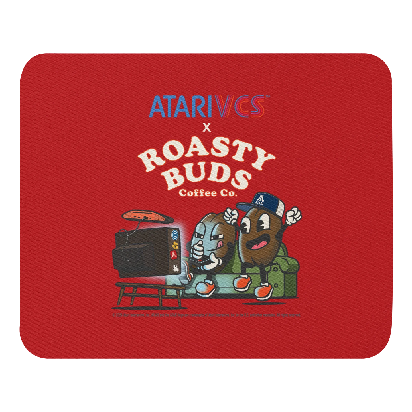 Atari VCS™ x Roasty Buds Mouse Pad (Red)