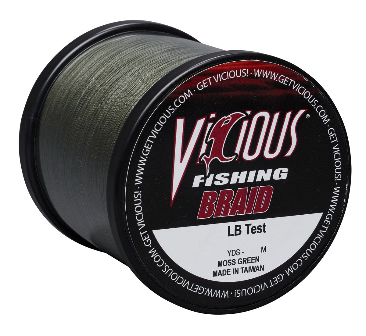 Vicious Standard Green Braid - 50 Lb Test