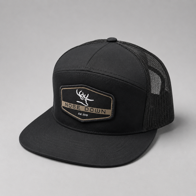 Black Hex Woven 7 Panel