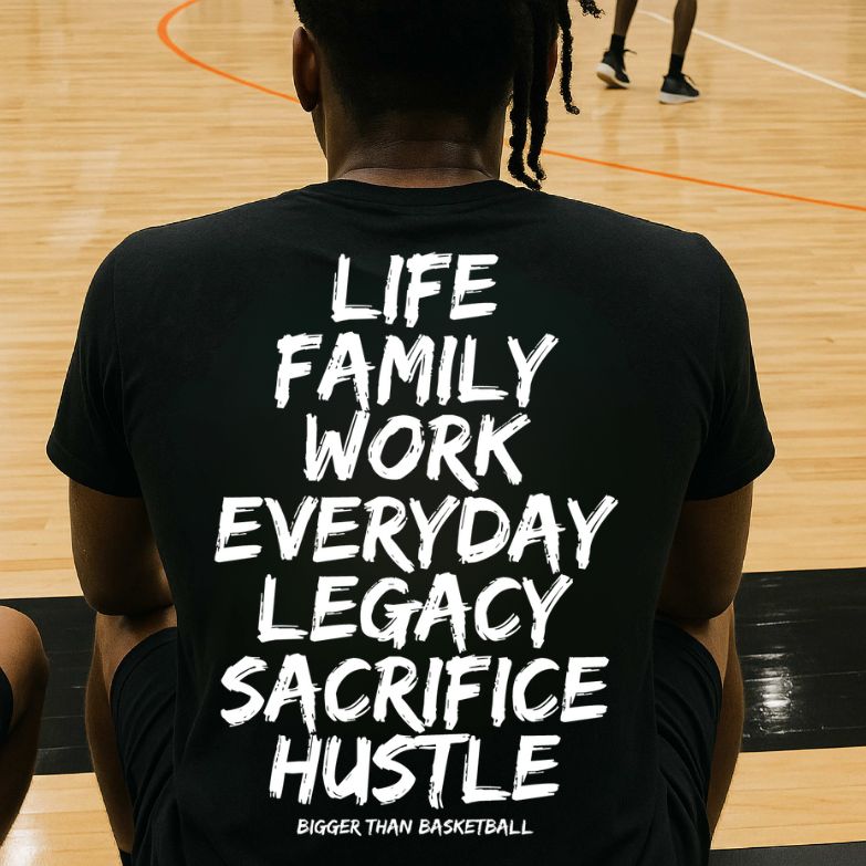 Basketball is Life - T-Shirt - Black