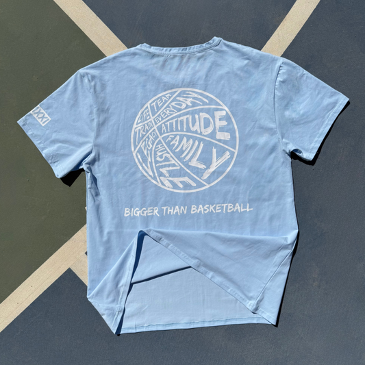 Bigger Than Basketball - T-Shirt - Light Blue