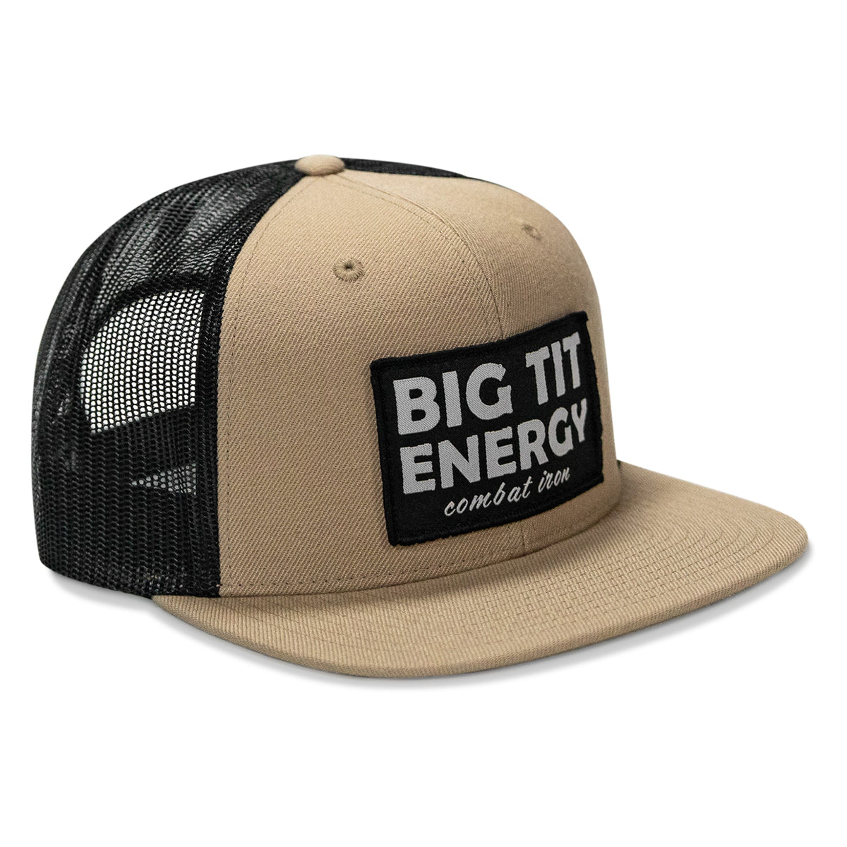 Big Tit Energy Patch Flatbill Snapback Hat