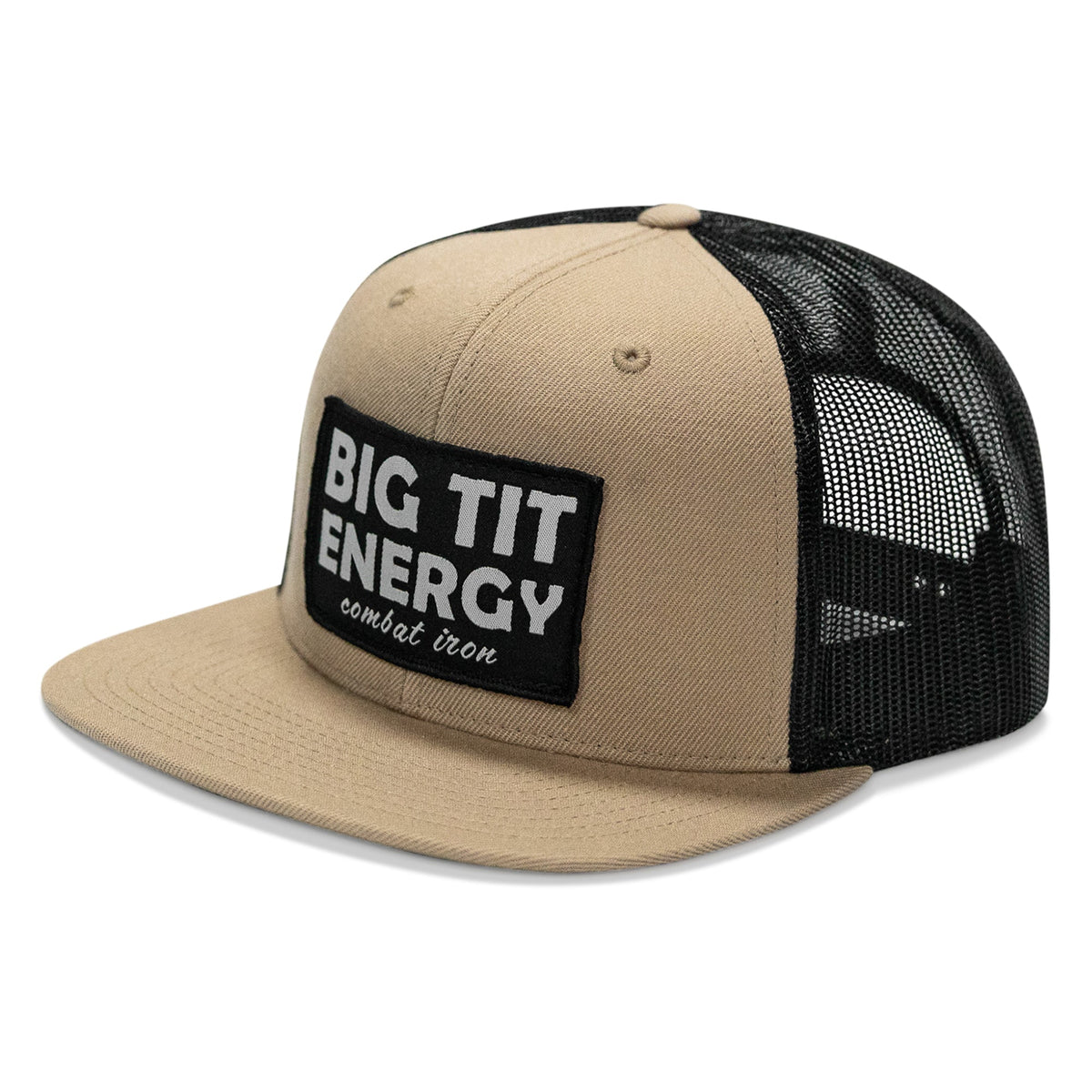 Big Tit Energy Patch Flatbill Snapback Hat