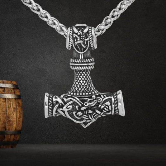 Thor's Hammer Mjolnir Handmade Necklace