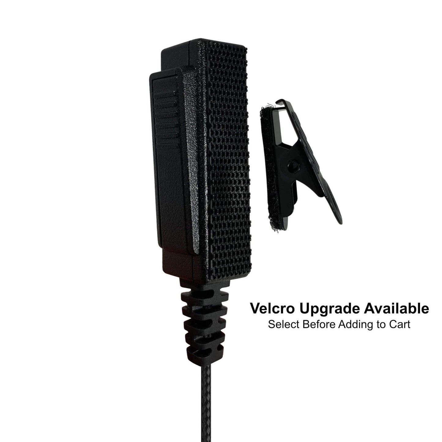 Tactical Braided Fiber Mic & Tube Earpiece Kit- Yaesu 2 Pin: FT-65, FT25, FT-4XR, FT-4VR