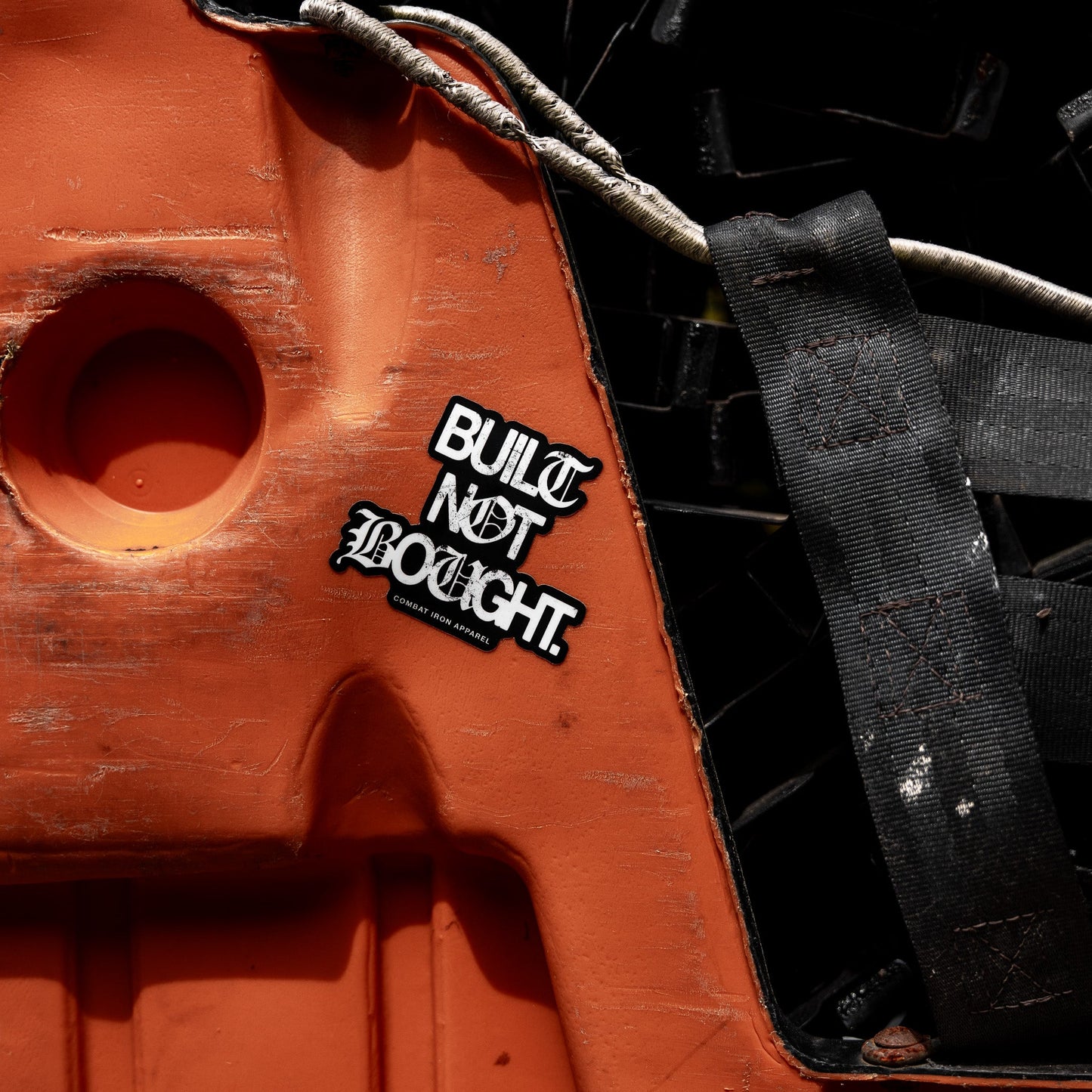 Built. Not. Bought. Decal