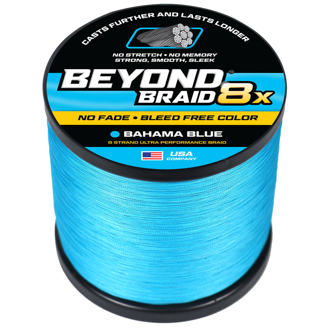 Bahama Blue 8X- No Fade- Ultra Performance 8 Strand
