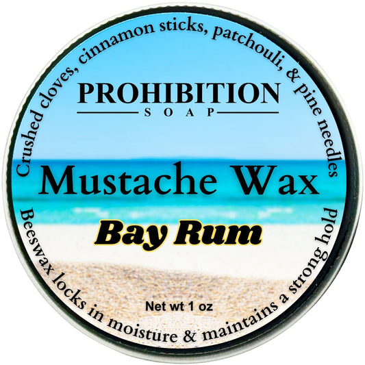 Bay Rum Mustache Wax