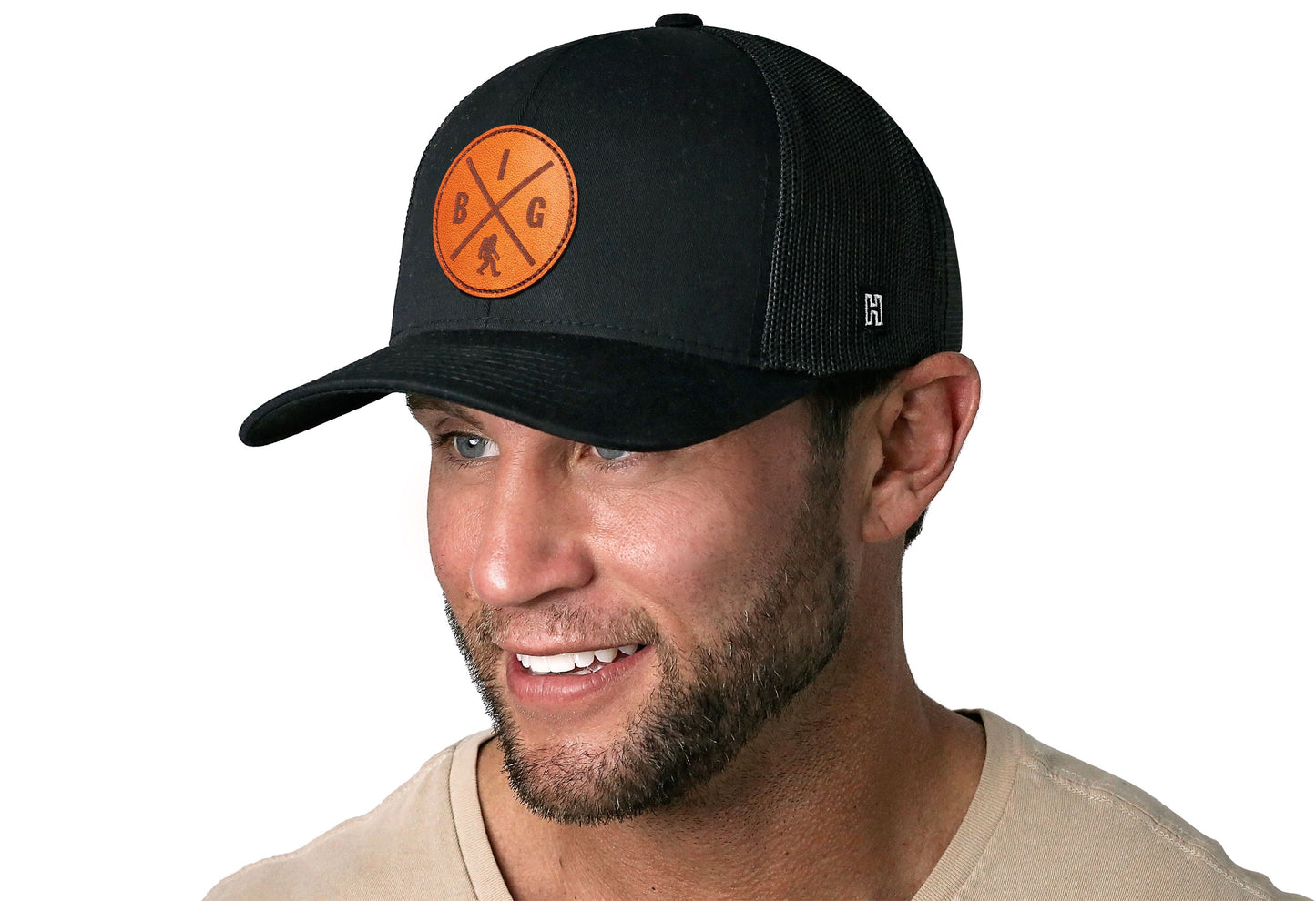 Bigfoot X Trucker Hat  |  Black Sasquatch Snapback