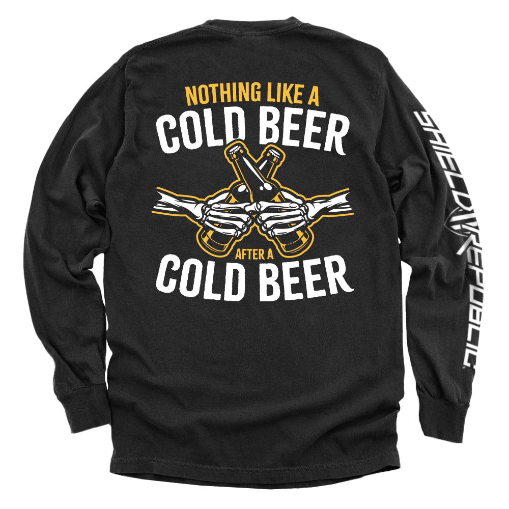 Nothing Like A Cold Beer After A Cold Beer