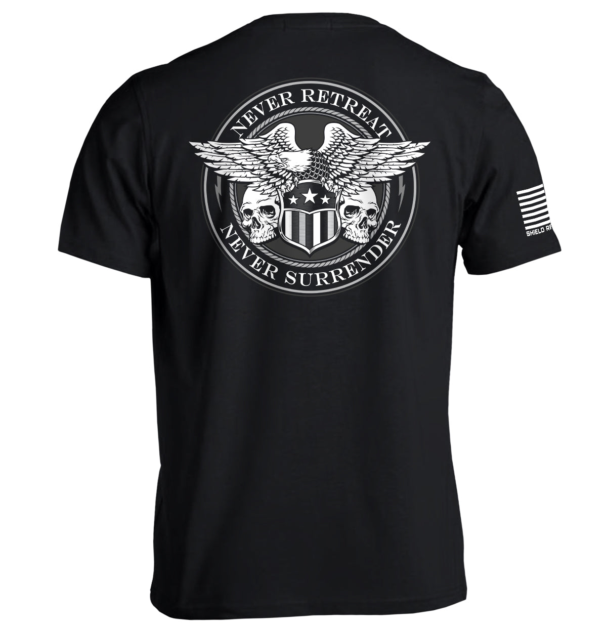 Never Retreat Never Surrender Skulls