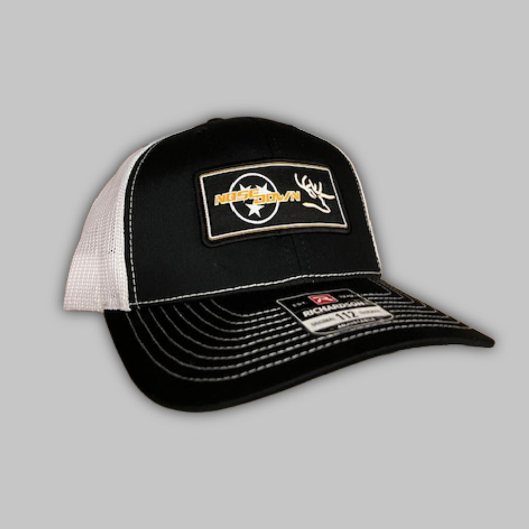 TN Tri Star Black Orange Woven Trucker