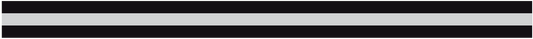 BLACK & GREY TRIPLE STRIPE REFLECTIVE HELMET TRIM