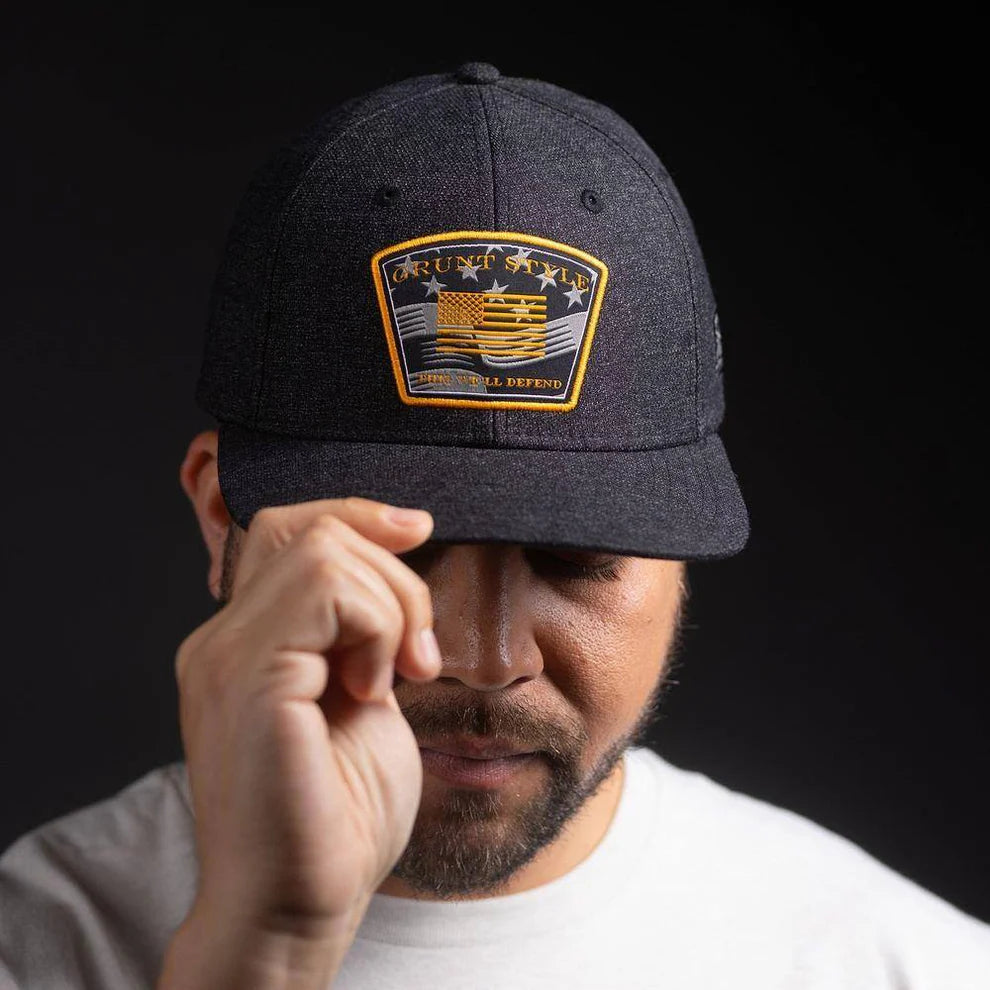 Grunt Style - This We'll Defend Hat - Dark Charcoal