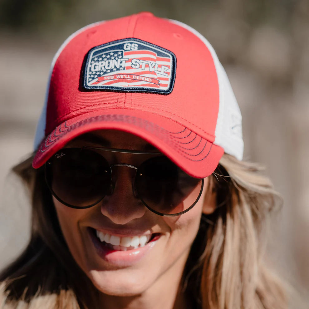 Grunt Style - Old Glory Patch Hat - Red