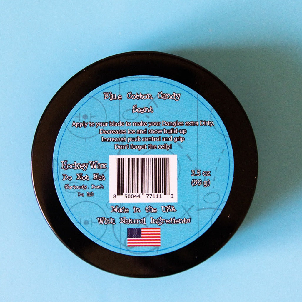 Blue Cotton Candy Hockey Stick Wax
