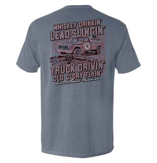 Damn Proud American Red White and Blue