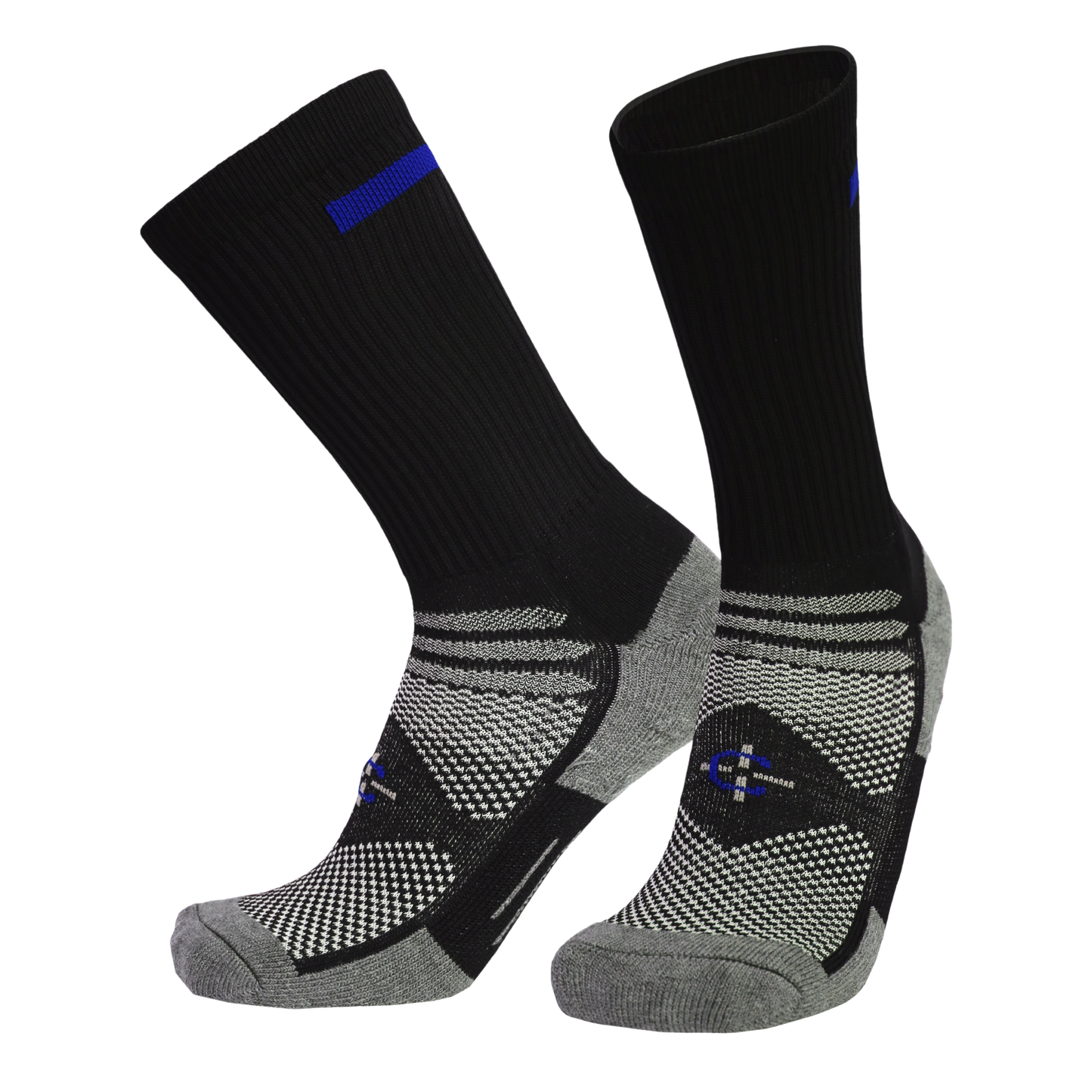 Blue Line Crew Sock