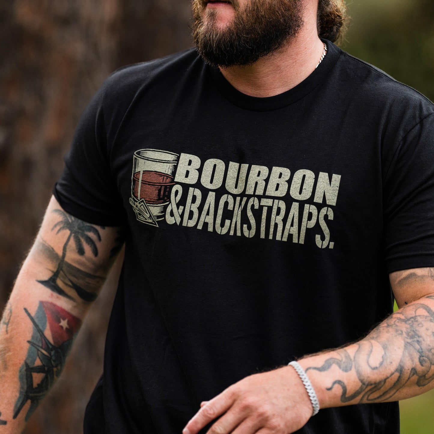 "Bourbon & Backstraps" Tee