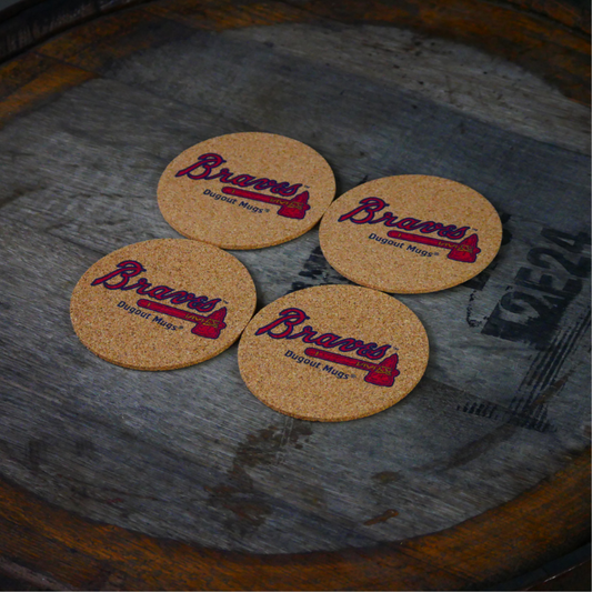 Atlanta Braves Dugout Mugs® | Cork Coasters