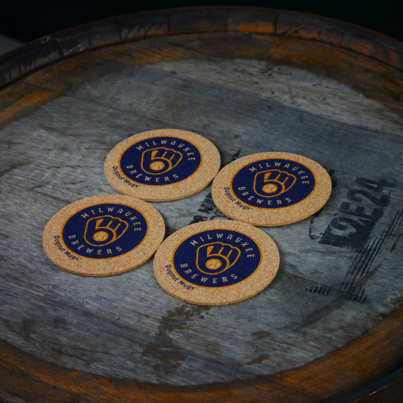 Milwaukee Brewers Dugout Mugs® | Cork Coasters