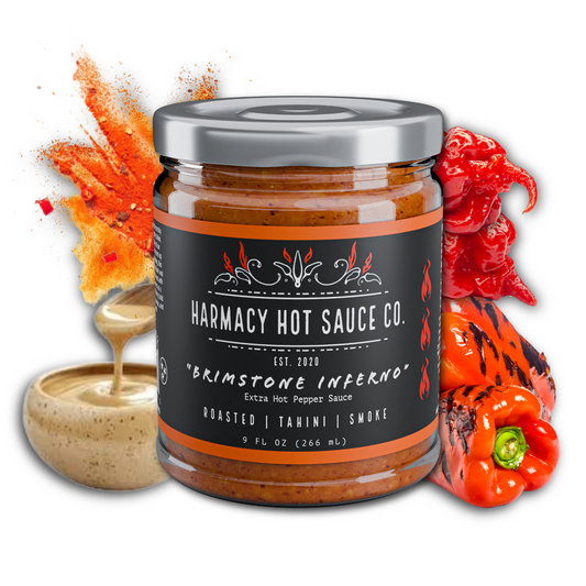Brimstone Inferno - Extra Hot Tahini & Roasted Red Pepper (9oz)