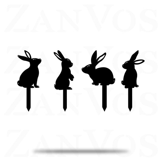 Bunny Stakes 4 Pack