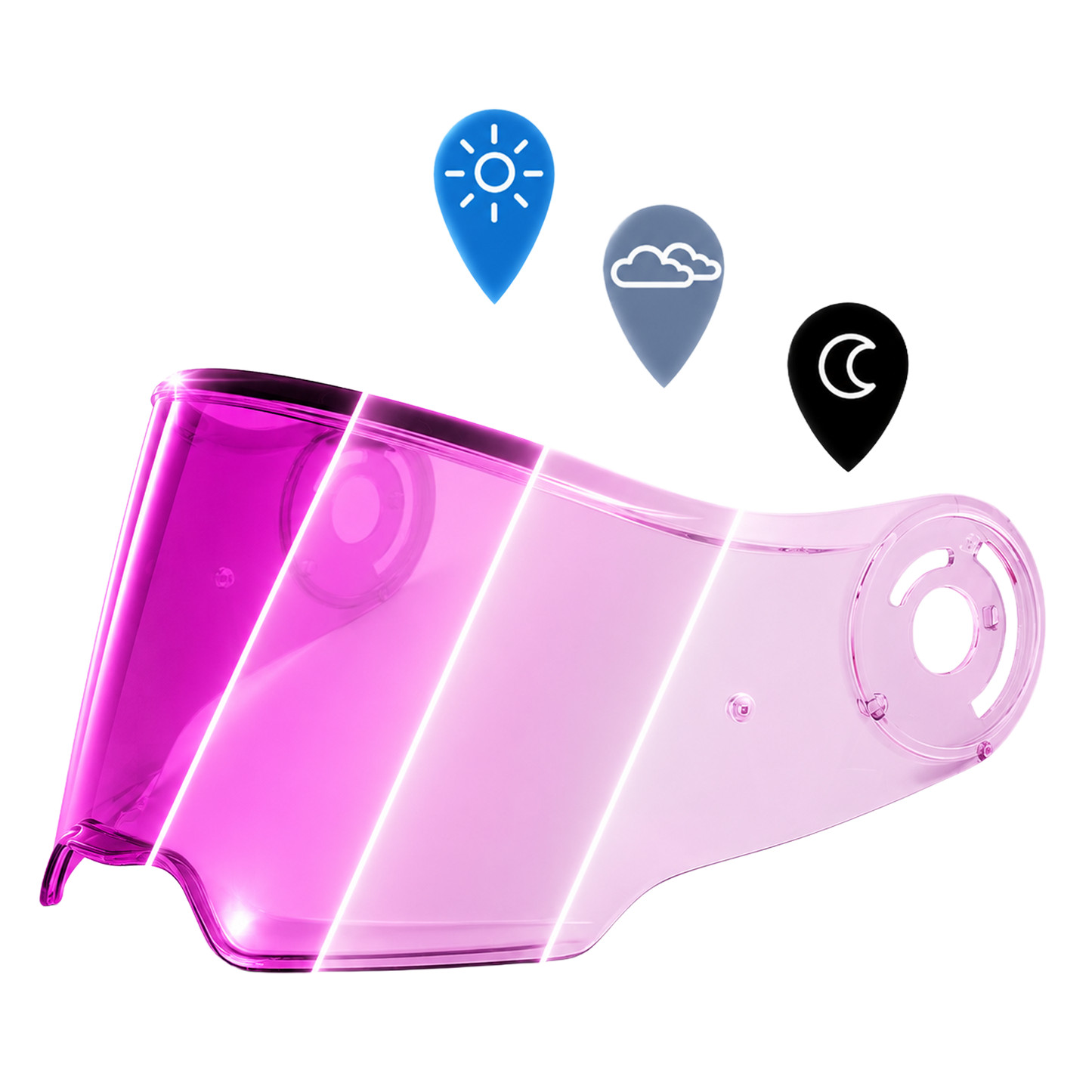 C6 Shield Outer- Photochromic Pink