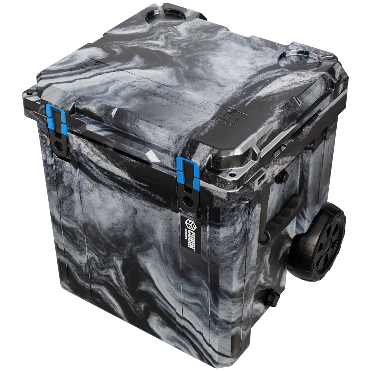 46 Quart Rotomolded Cooler With Wheels - QuadraX