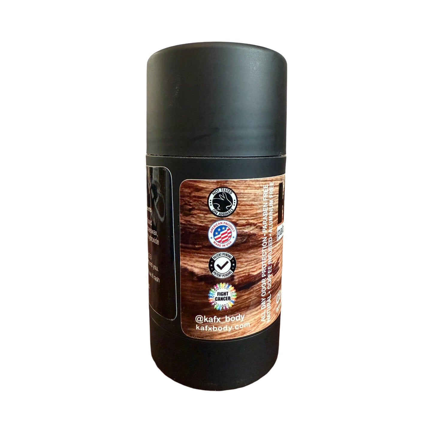 Palo Santo + Sandalwood Coffee-Infused Natural Deodorant – Rustic & Woodsy