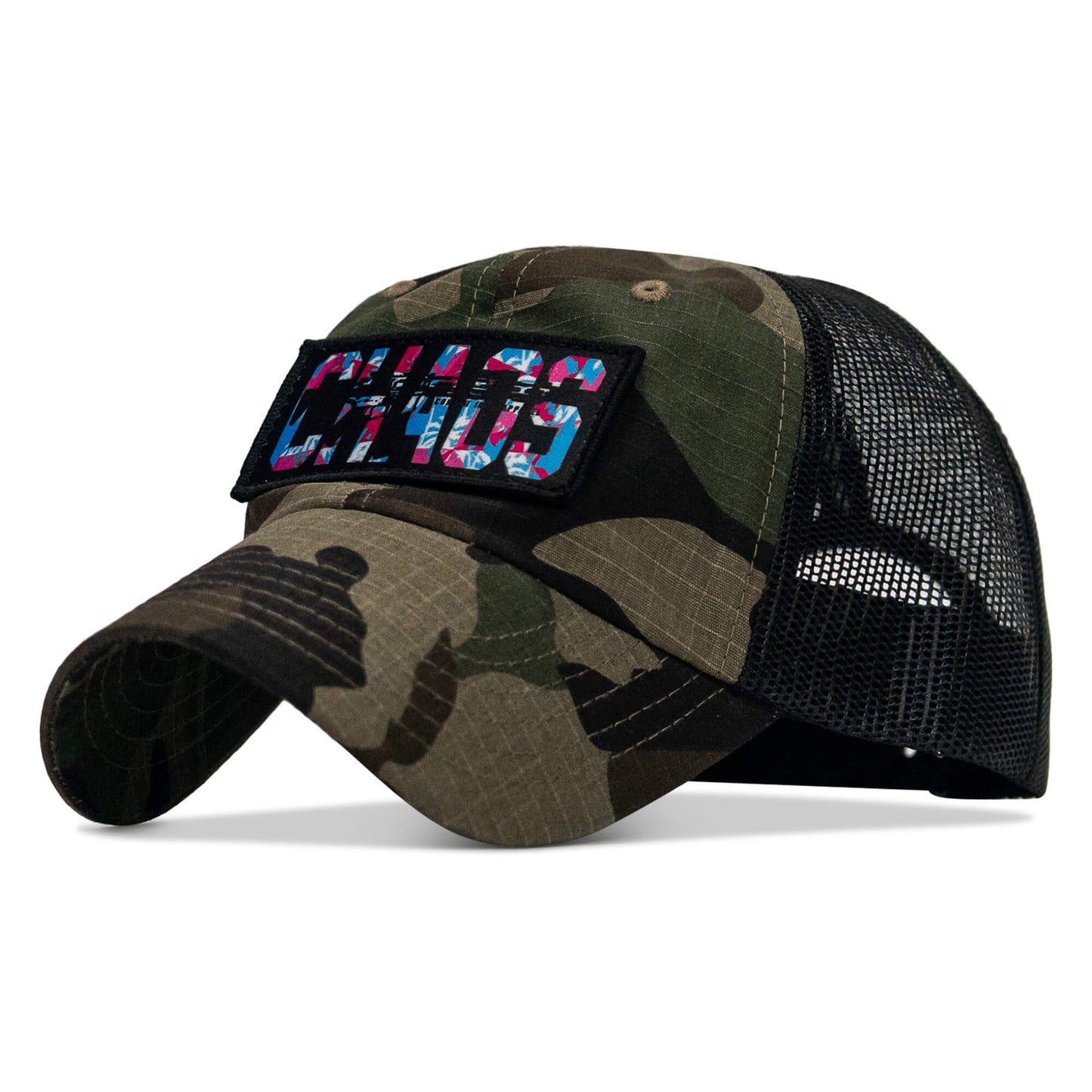 Chaos Hawaiian Patch Tactical Ripstop Mesh Snapback Hat