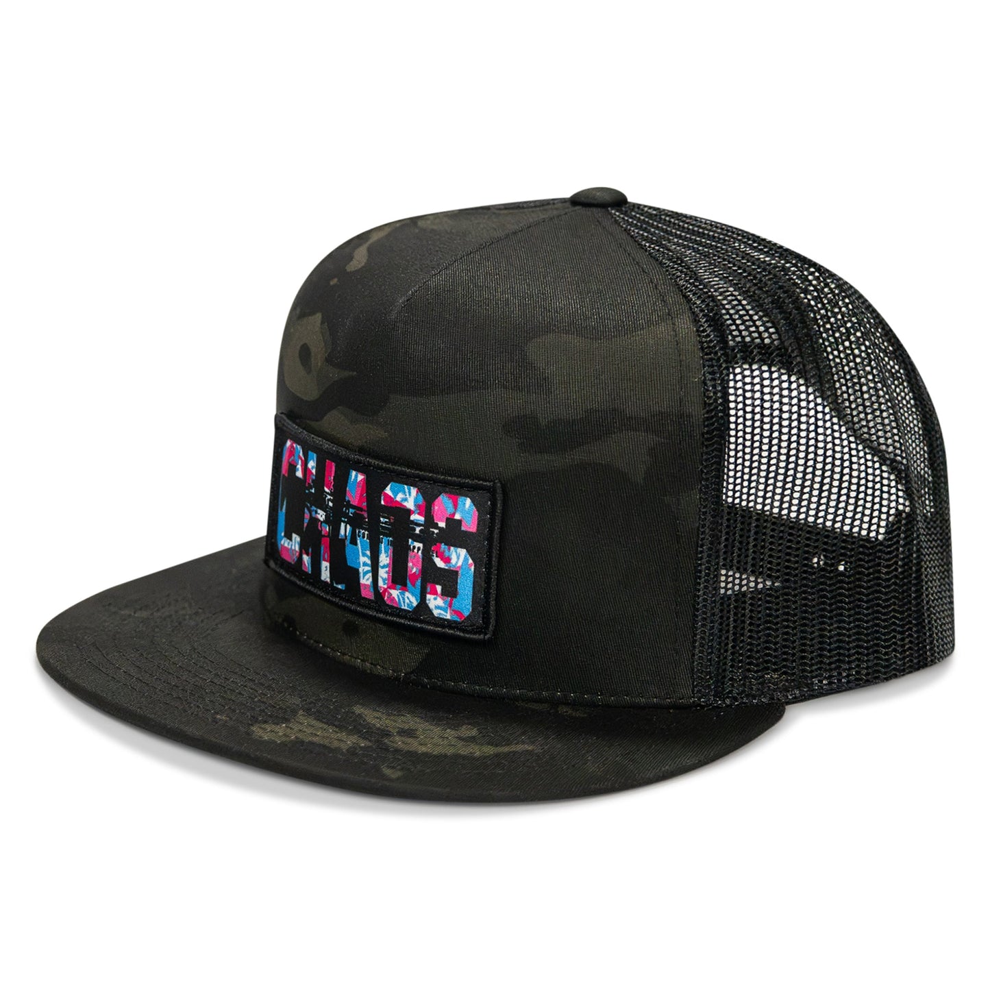 Chaos Hawaiian Flatbill SnapBack Hat