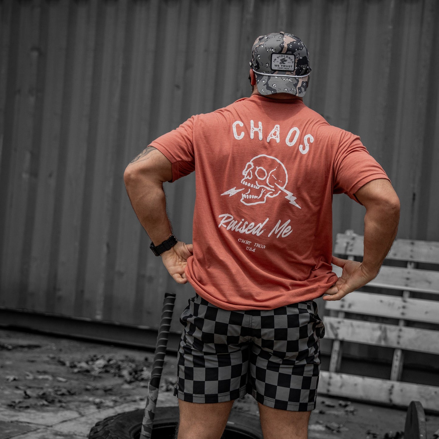 Chaos Raised Me Men's T-Shirt