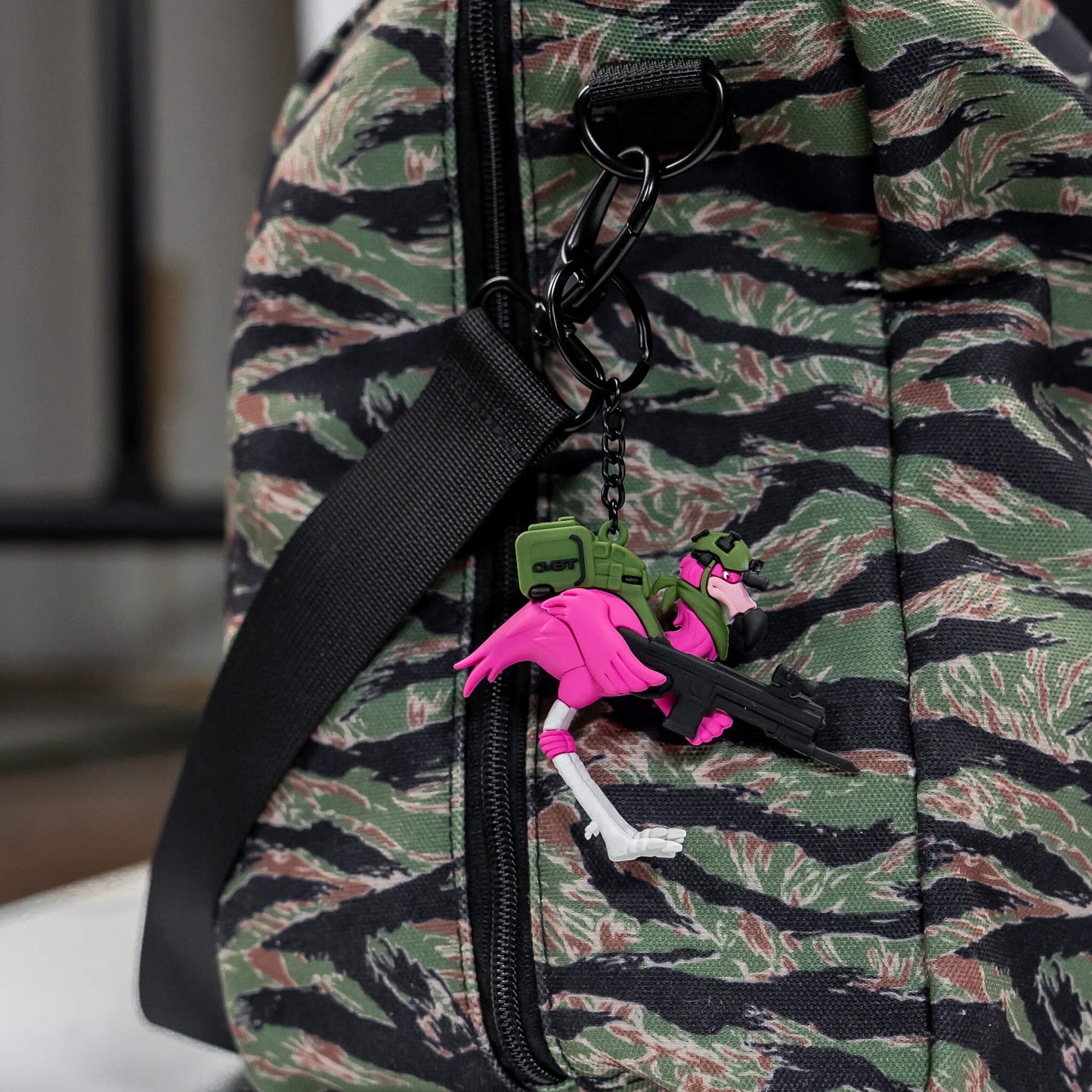 Tactical 3D PVC Keychain