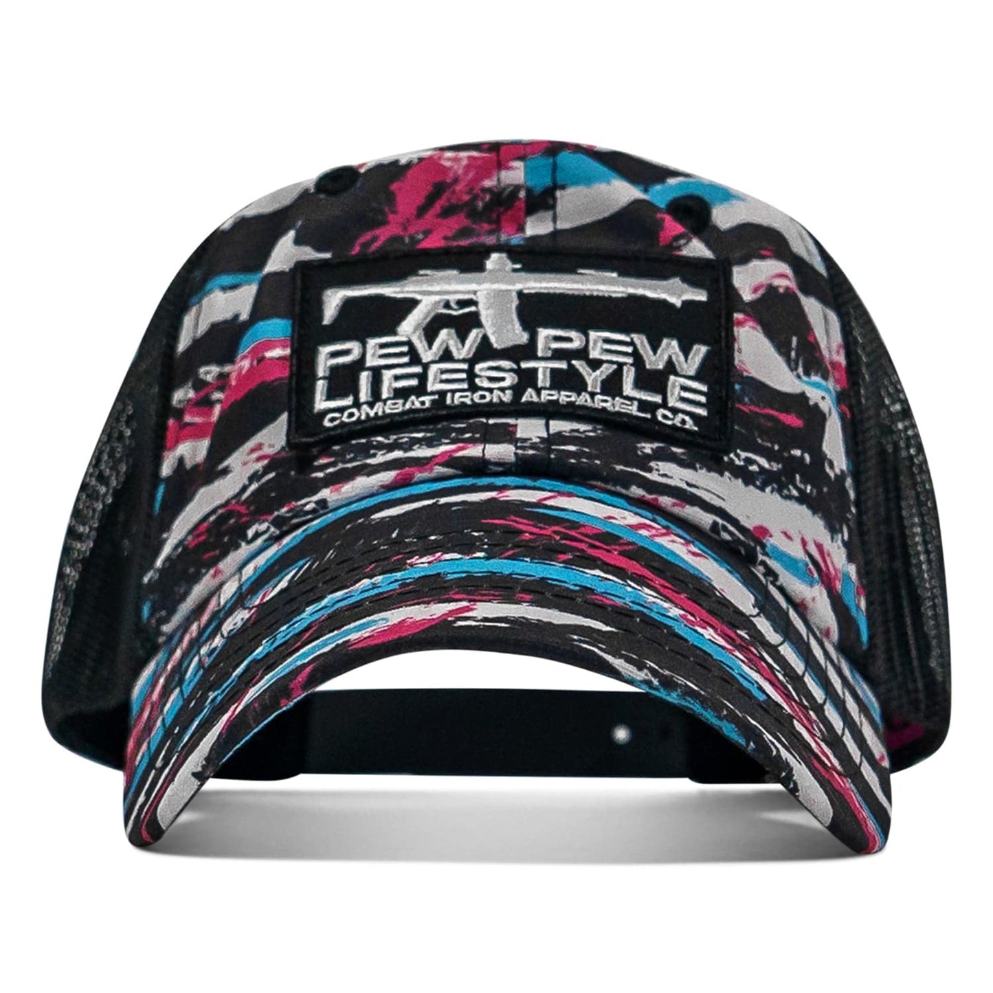 Ripstop Pew Pew Lifesyle Patch Tactical Ripstop Mesh Snapback Hat