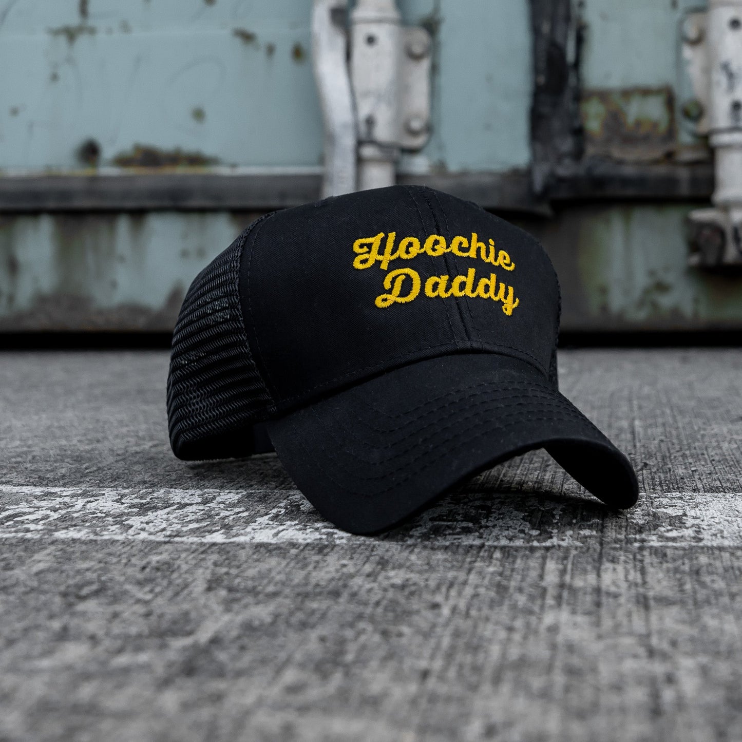 Hoochie Daddy Script Snapback Hat