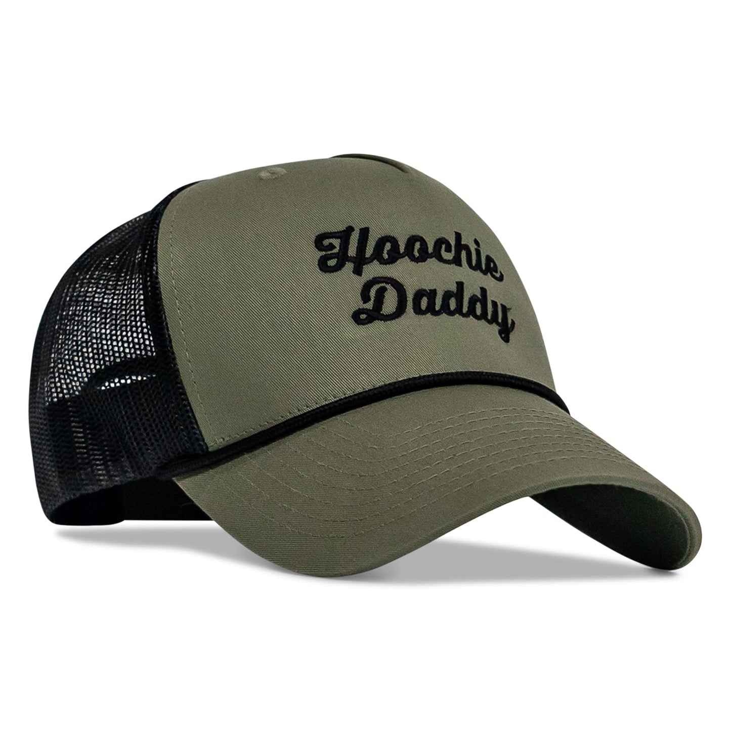 Hoochie Daddy Script Rope Snapback Hat