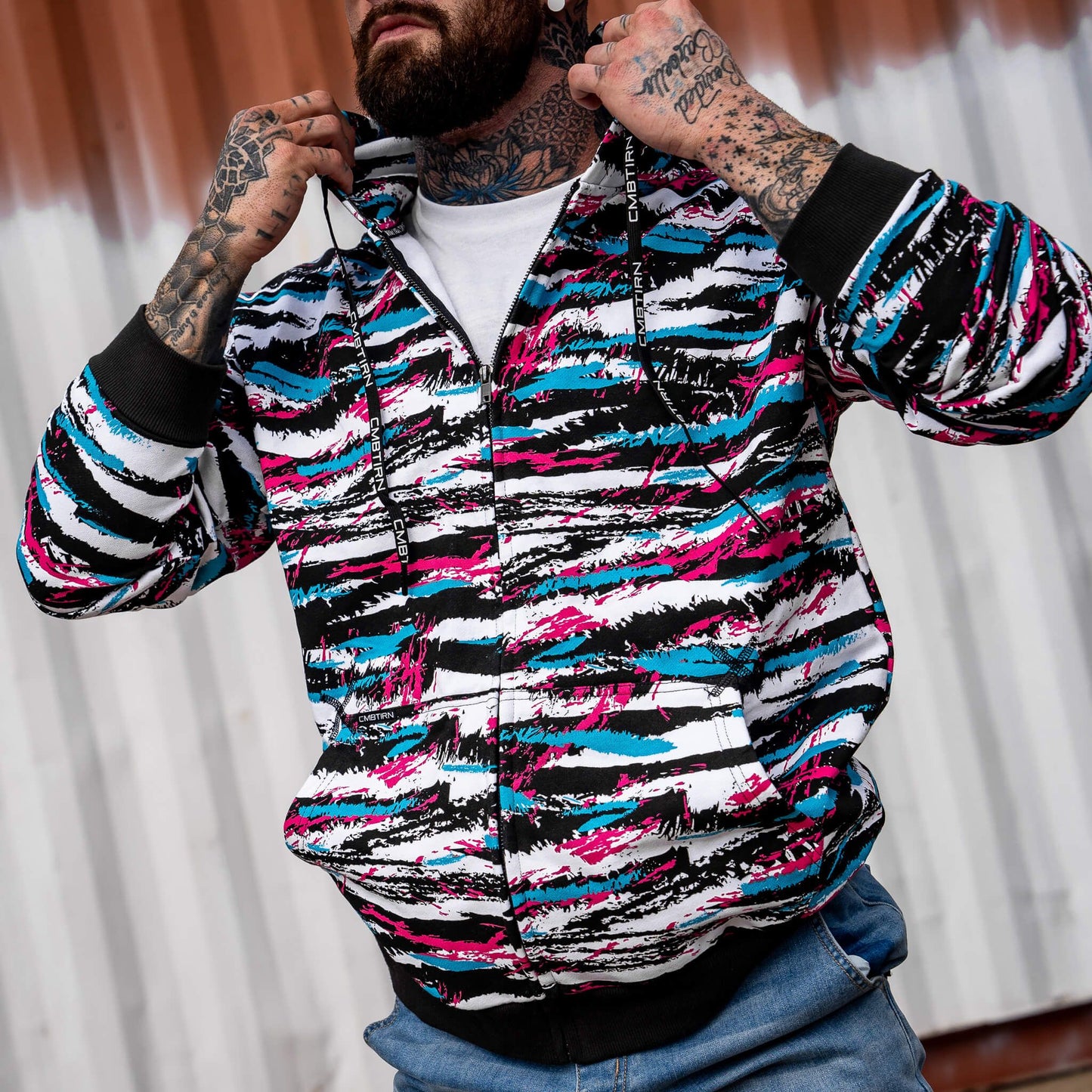 Men's Fleece Lined Zip Up Hoodie