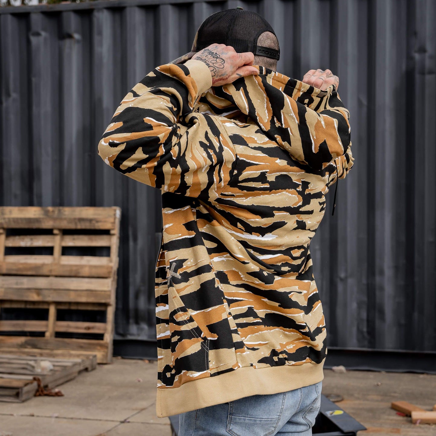 Men's Fleece Lined Zip Up Hoodie