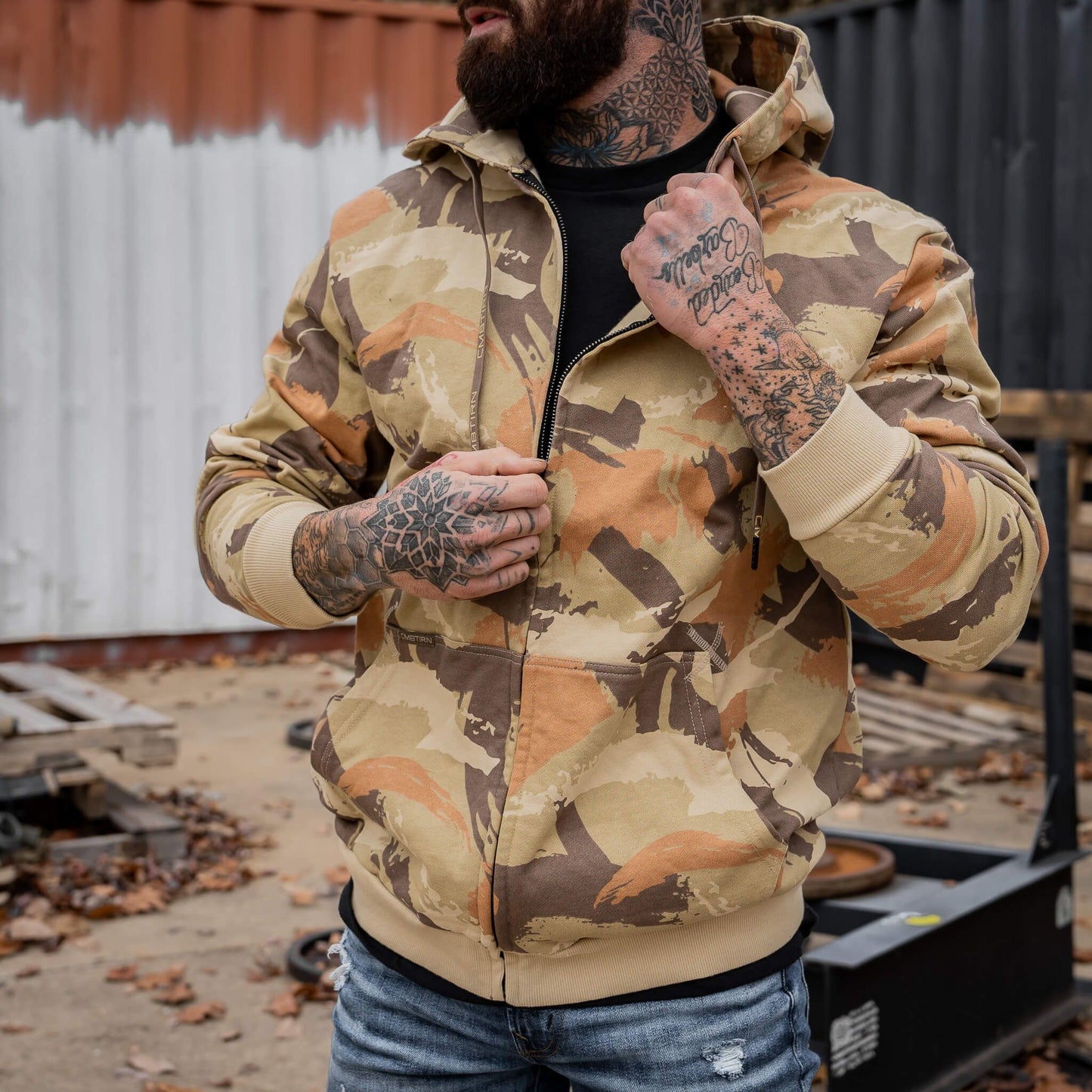 Men's Fleece Lined Zip Up Hoodie